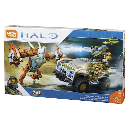 Mega Construx Halo Forge Warthog (663 Piezas) Mattel