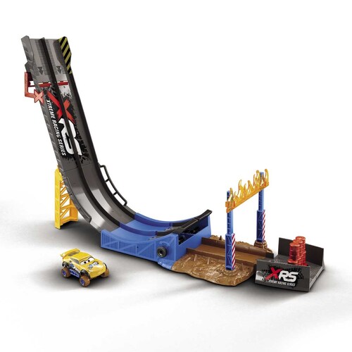 Cars Xrs Acrobacias Extremas Salto al Aire Mattel