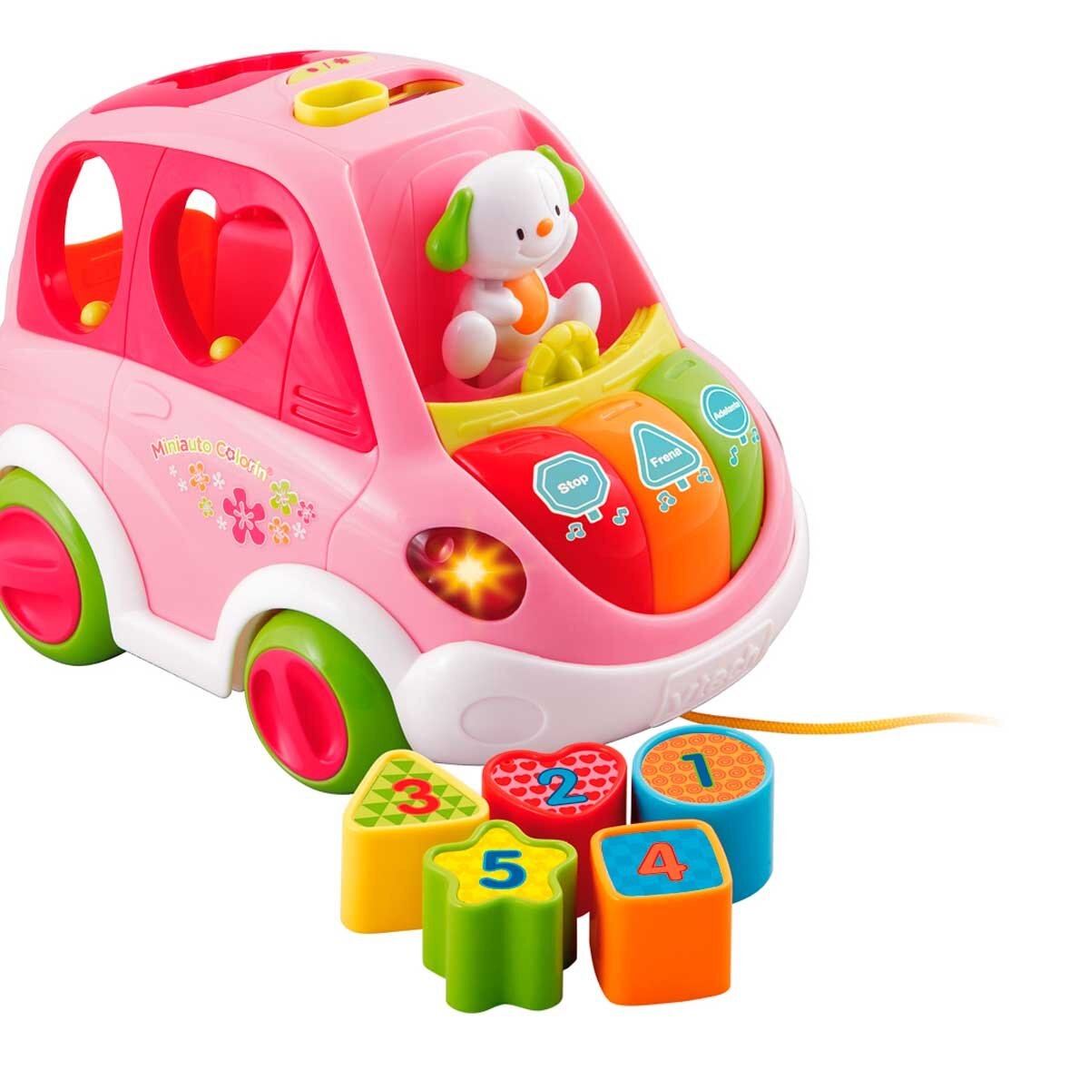 Miniauto Colorín Rosa Vtech