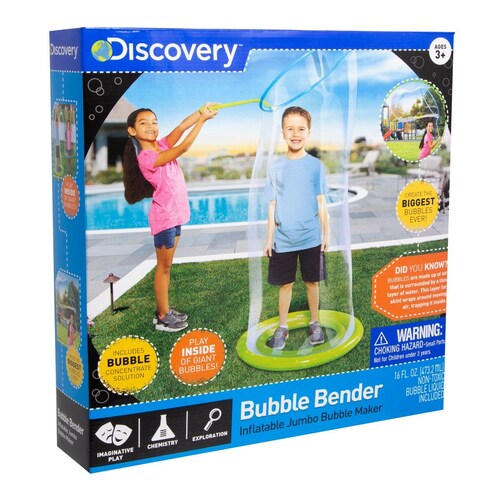 Aro Inflable para Hacer Burbujas Gigantes Discovery Kids