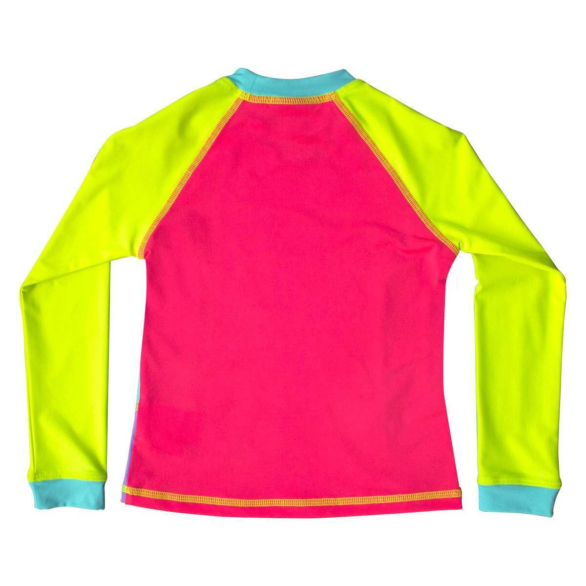Playera de Surf Multicolor Cuello Redondo Manga Larga Skysoul
