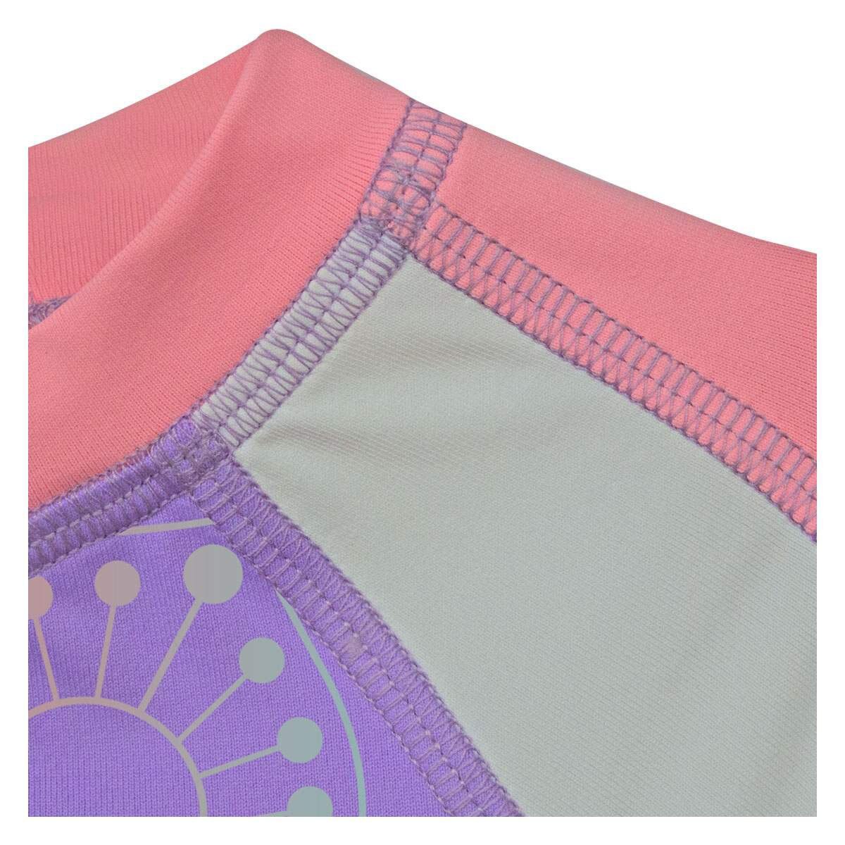 Playera de Surf Estampado de Mandala Manga Larga Cuello Redondo Skysoul
