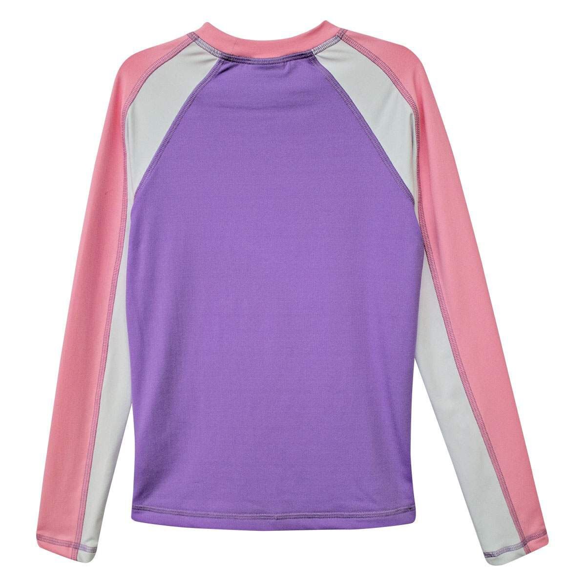 Playera de Surf Estampado de Mandala Manga Larga Cuello Redondo Skysoul