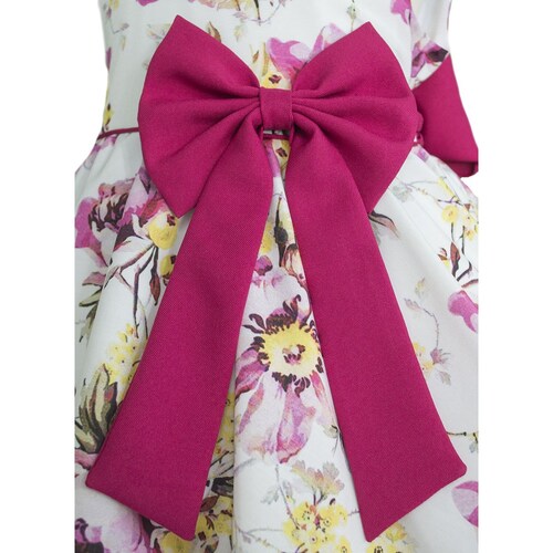 Vestido Formal Sin Mangas Estampado de Flores Gerat