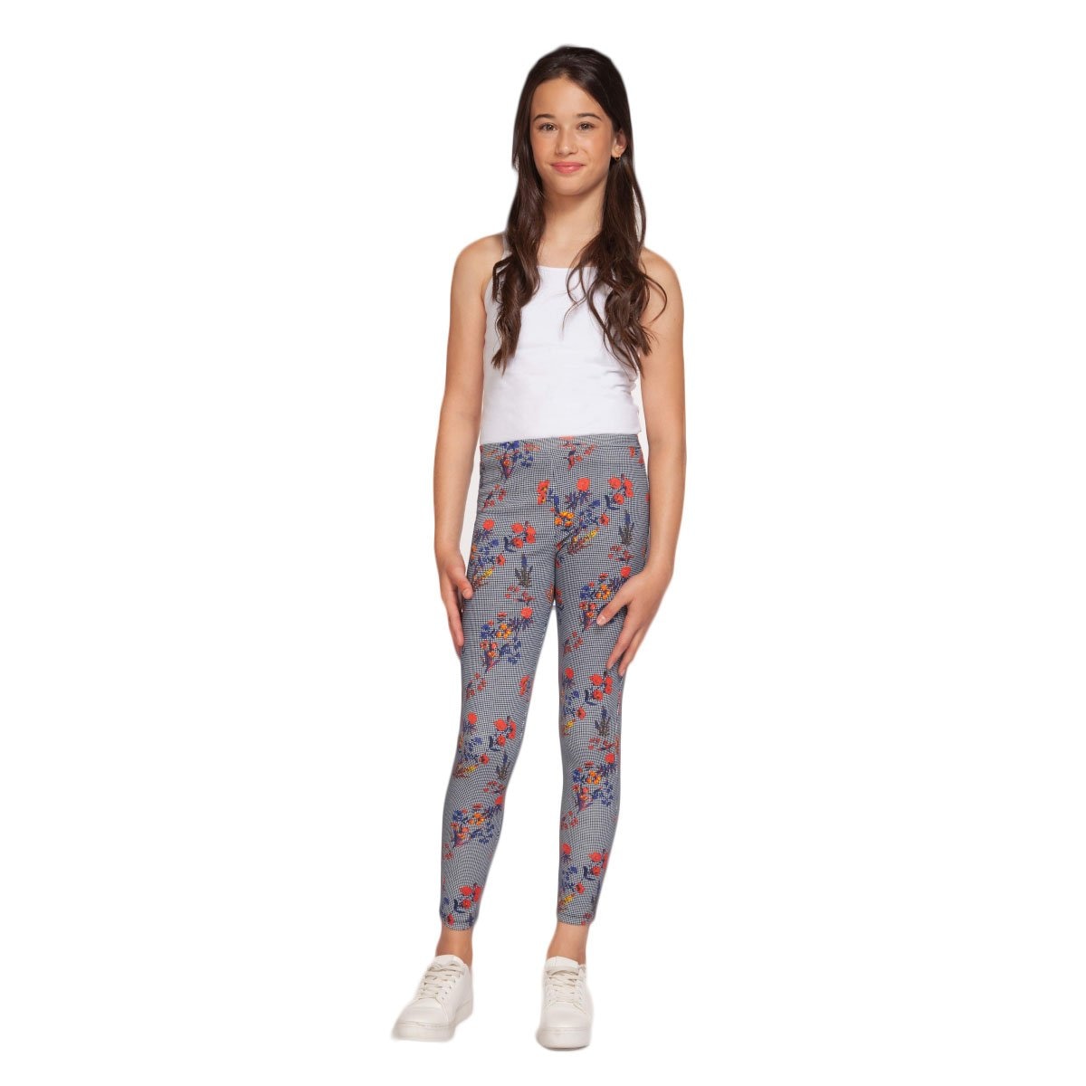 Leggins con Estampado Floral Dex para Niña