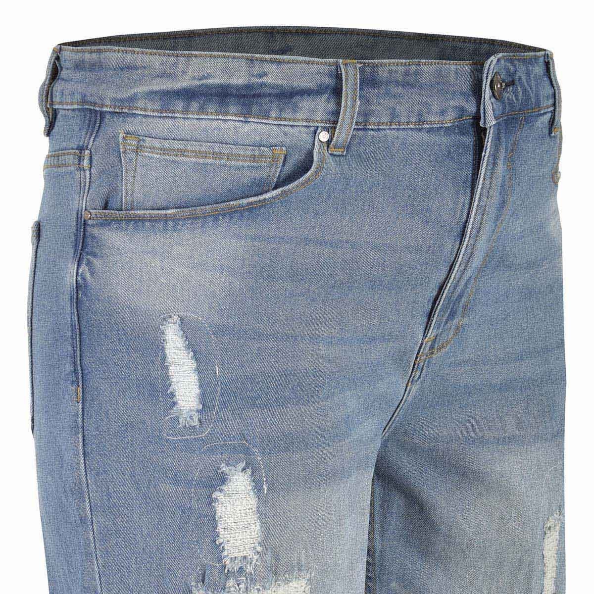 Bermuda Mezclilla Deslavada Jeanious Plus para Caballero