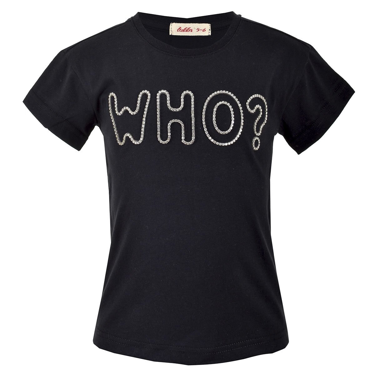 Playera Manga Corta con Brillantes Fukka para Niña