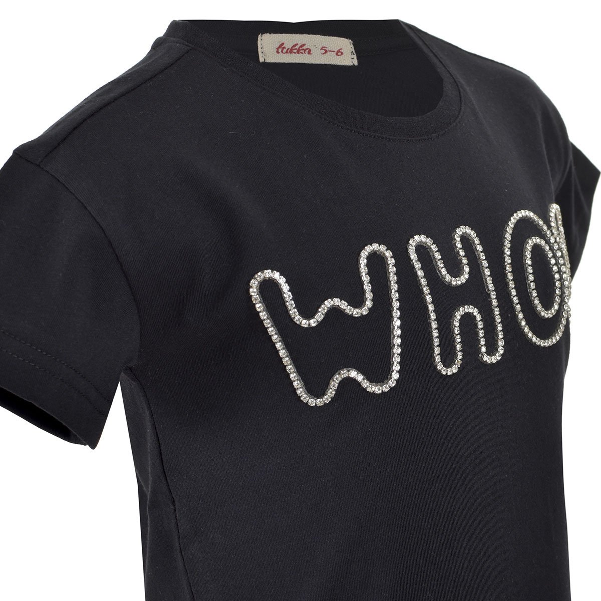 Playera Manga Corta con Brillantes Fukka para Niña