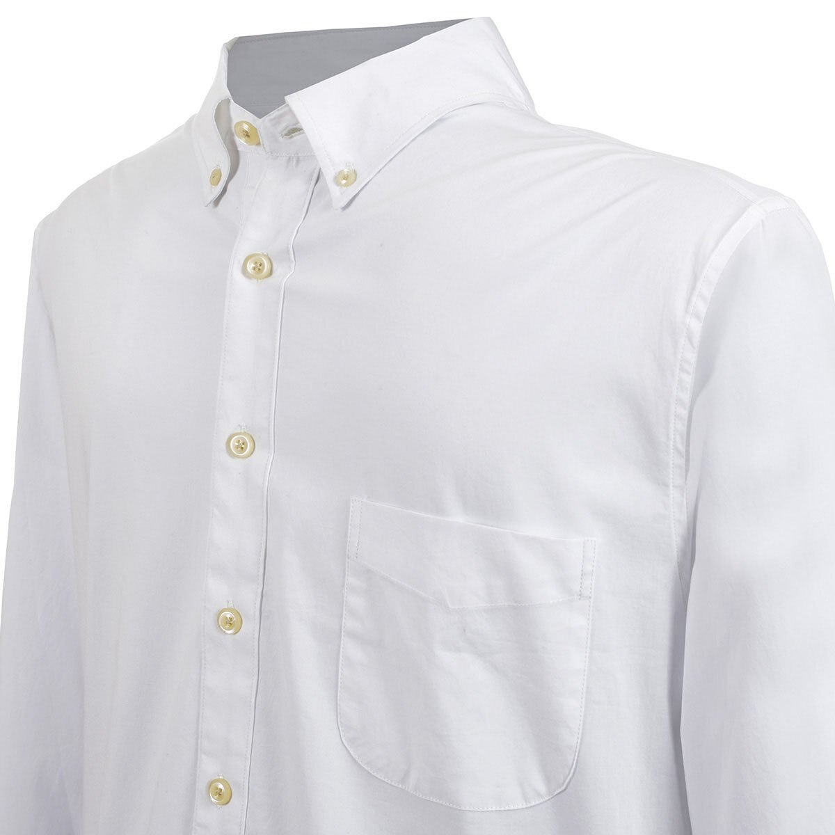 Camisa Blanca Manga Larga Popelina J. Opus para Caballero