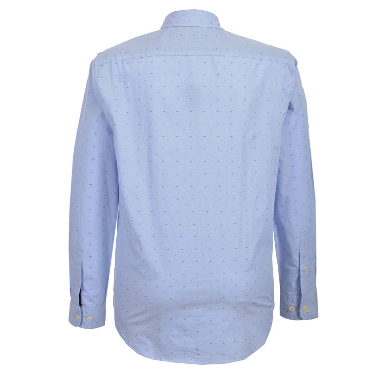 Camisa Azul Combinado Manga Larga con Elevadores J. Opus para Caballero