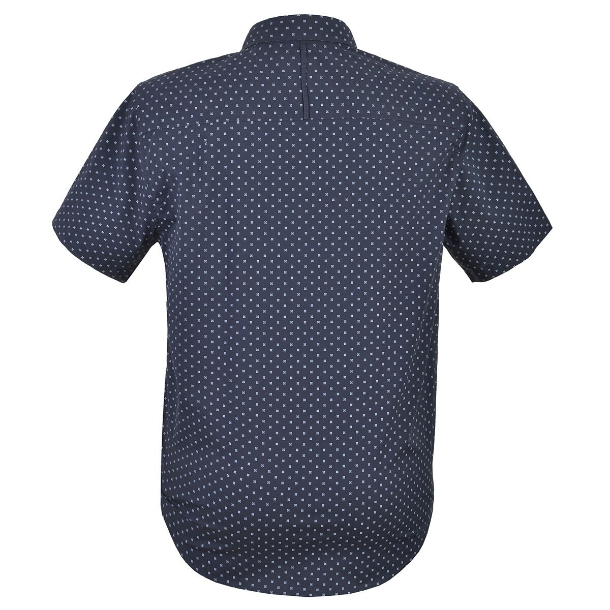 Camisa Azul Estampada Manga Corta J. Opus para Caballero
