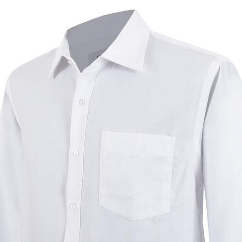 Camisa de Vestir Blanca Manga Larga Nina Ricci
