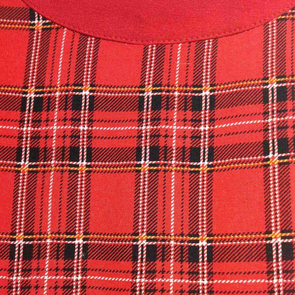 Vestido Cuadros Manga Larga Bethaelizabetha
