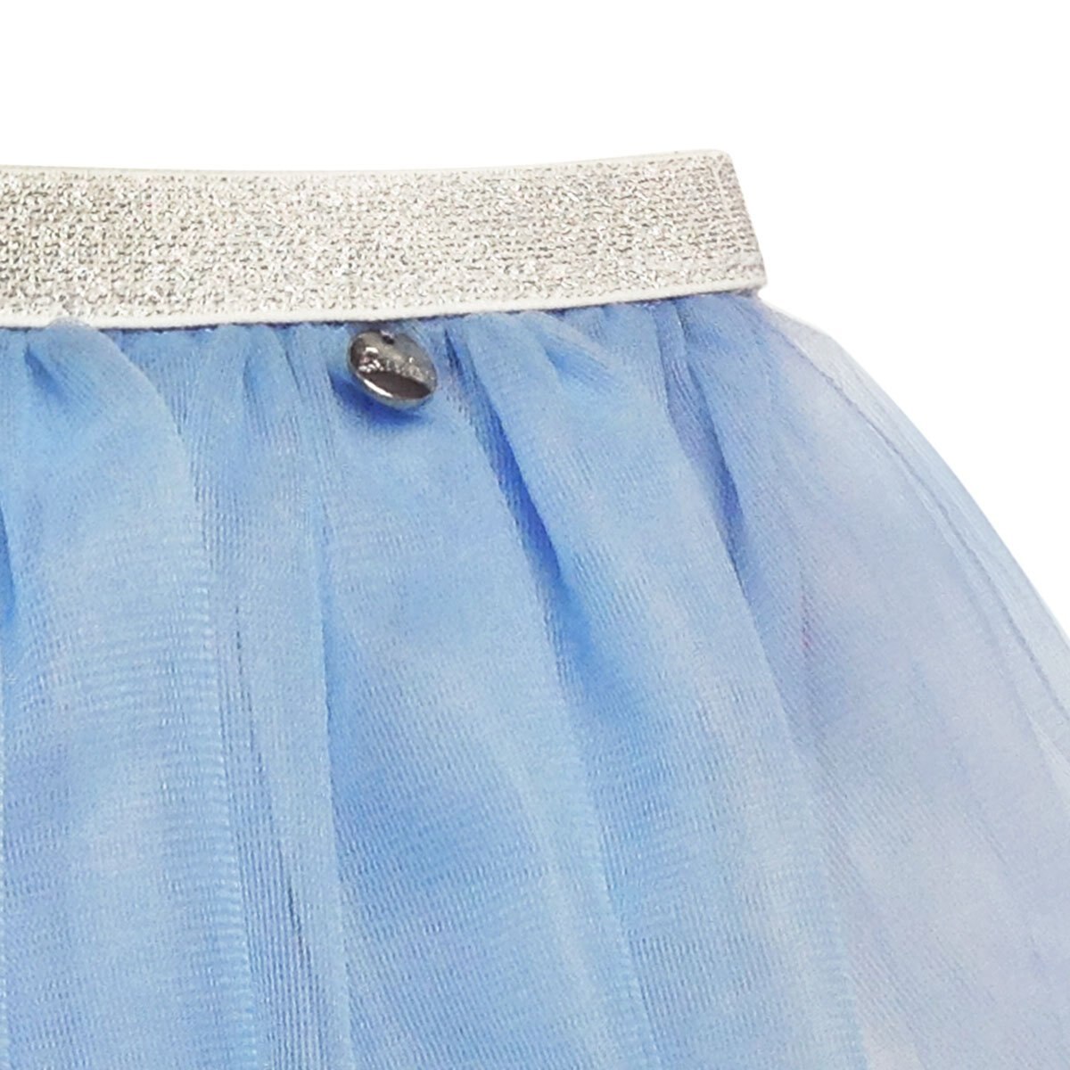Falda de Mesh Azul Barbie para Niña