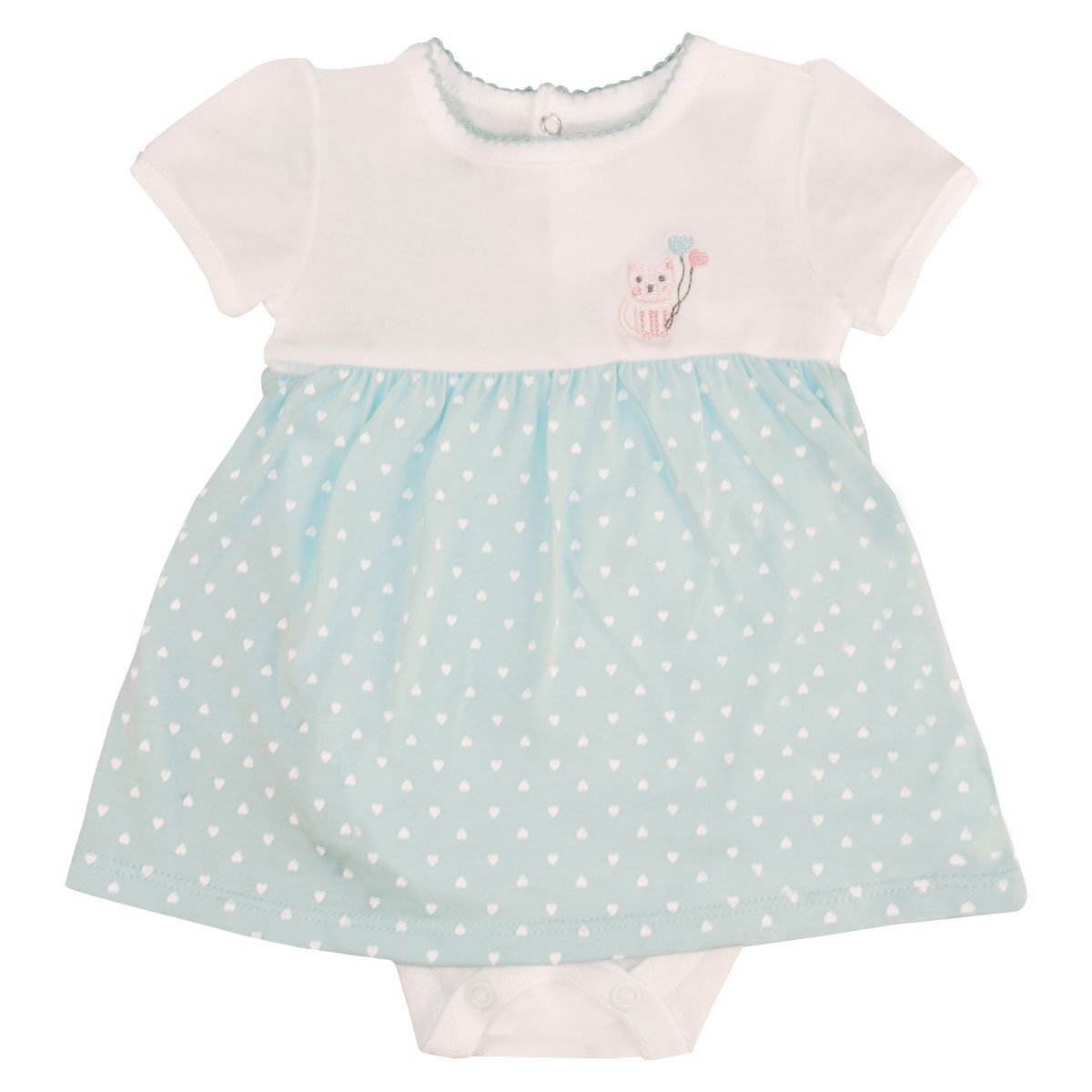 Vestido Pañalero Verde Baby Creysi para Bebé