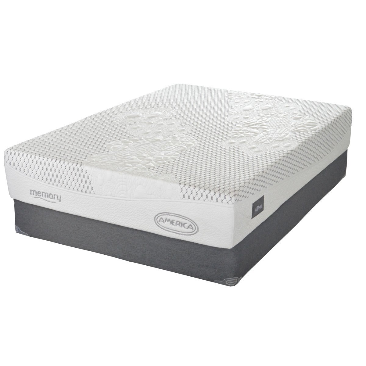 Juego de Colchón Y Box Matrimonial Allen America