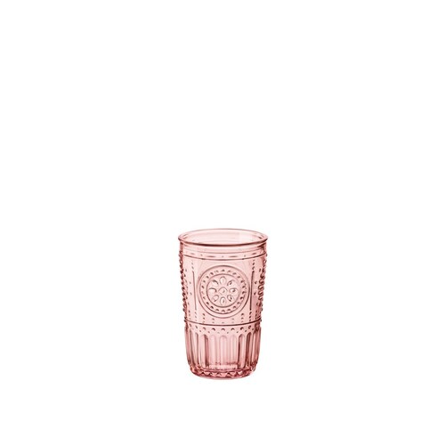 Set 4 Vasos Agua Rosa 340 Ml Bormio