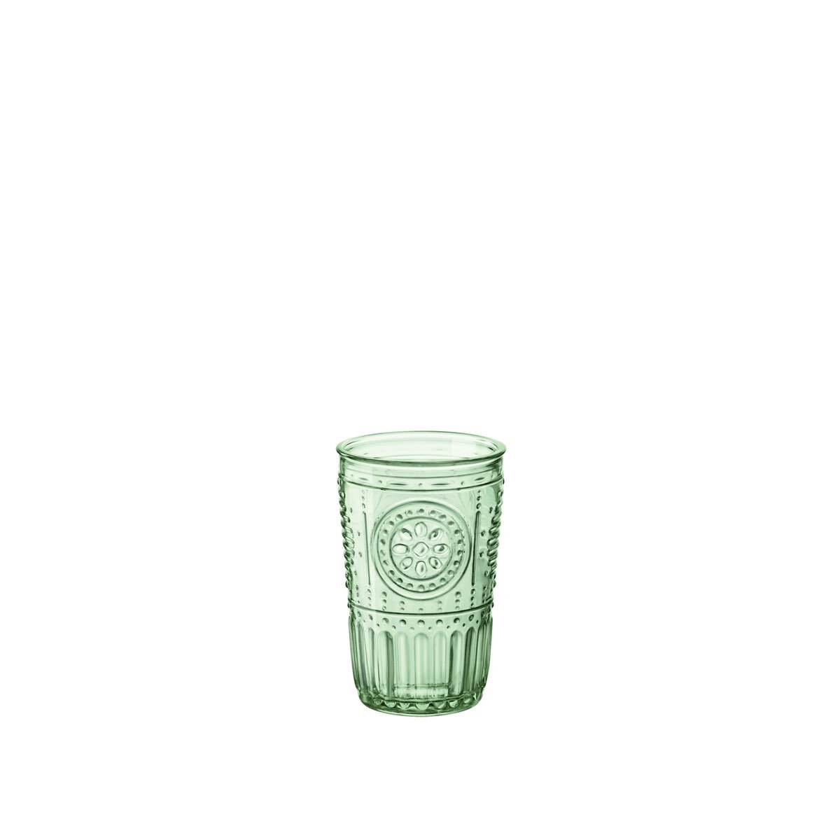 Set 4 Vasos Agua Verde 340 Ml Bormio