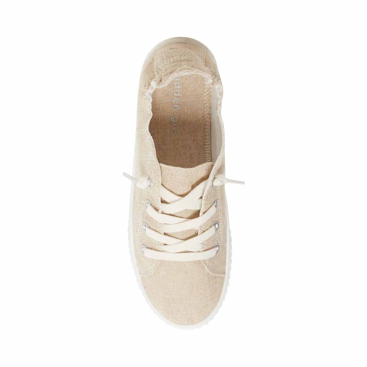 Tenis Beige con Agujeta Madden Girl