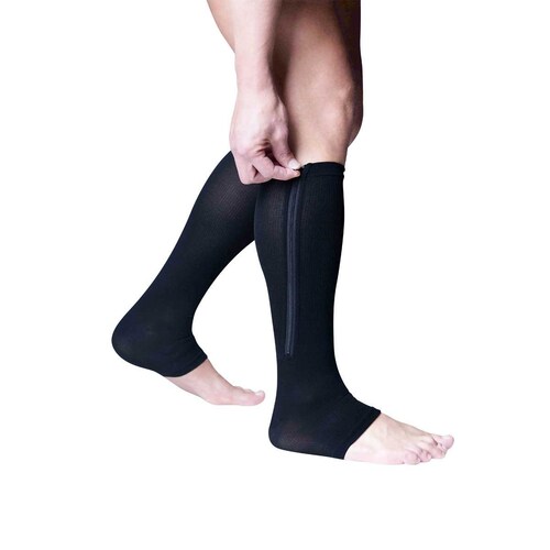 Power Zip Talla G-Eg 1 Beige Y 1 Negro para Dama