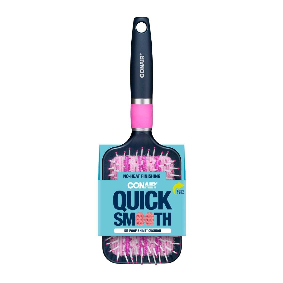 Cepillo de Pala Acojinado Quick Smooth Conair
