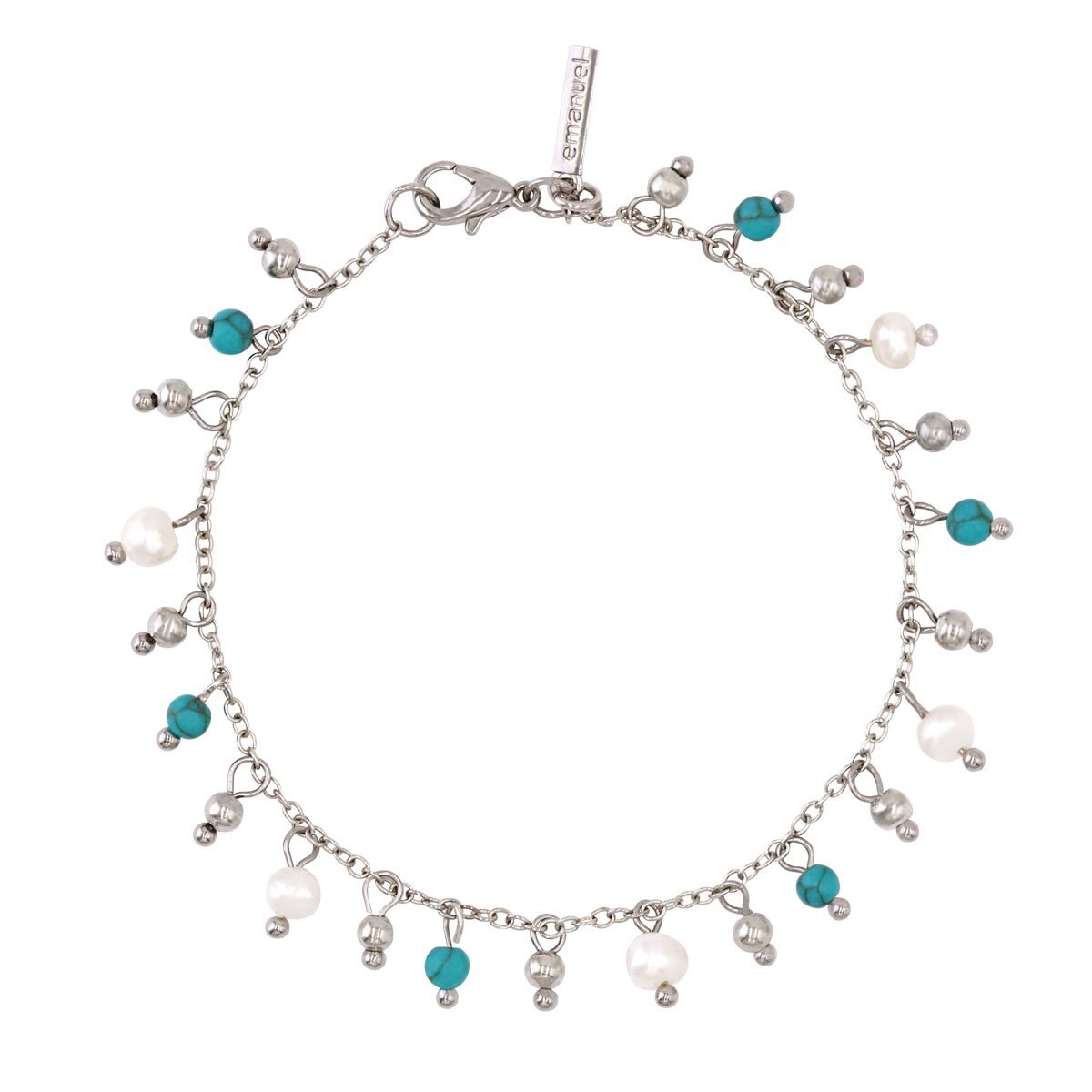 Pulsera con Perlas,turquesa Y Beads Emanuel Ungaro