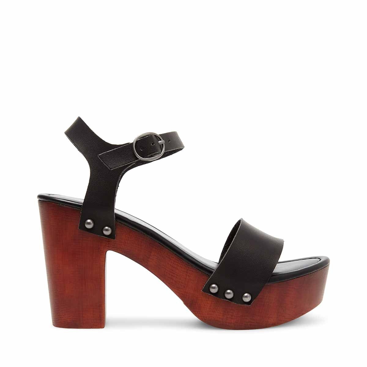 Sandalia Negra con Plataforma Madden Girl
