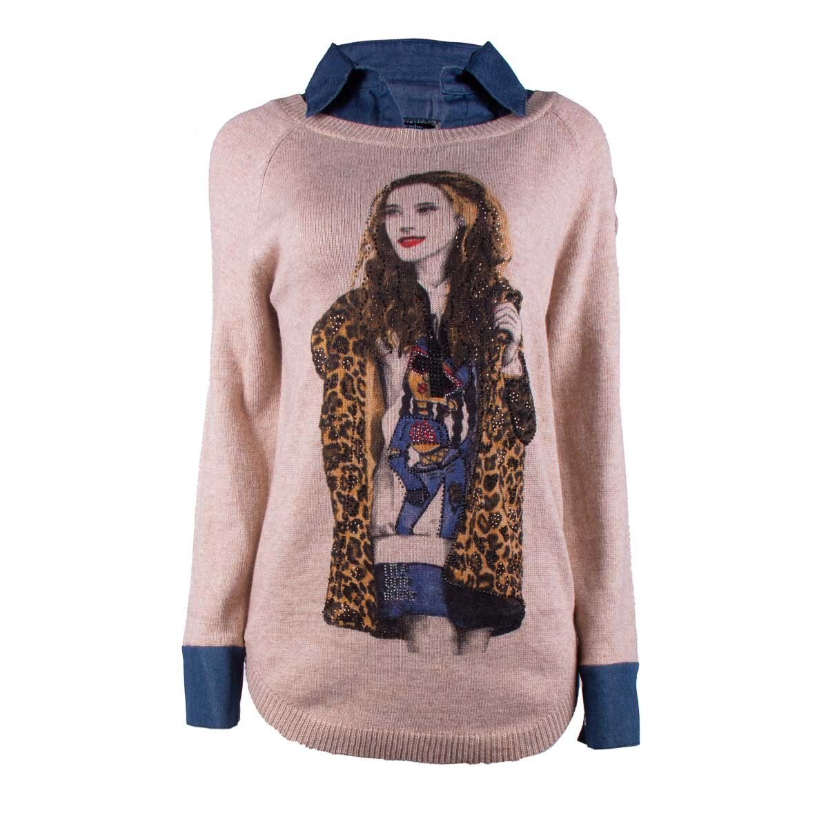 Suéter Camisero Philosophy Jr para Dama