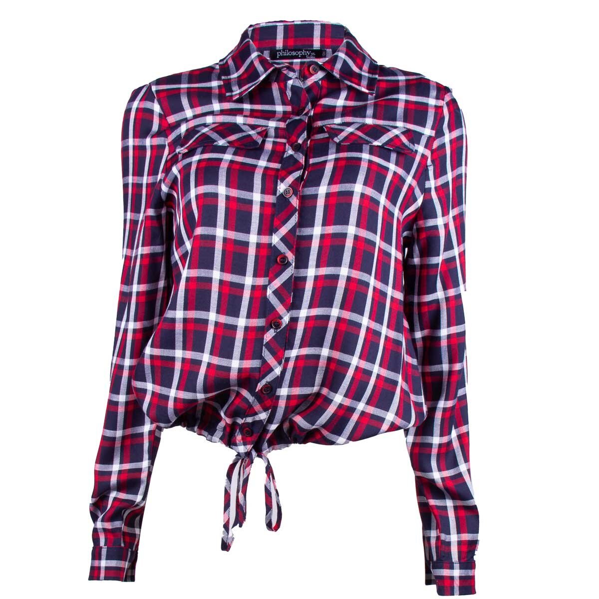 Blusa Cuadros Philosophy Jr para Dama