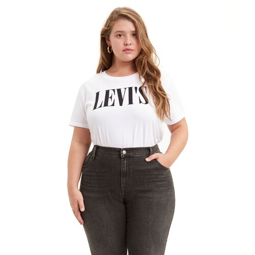 Playera para Dama Blanca Perfect Plus Graphic Tee Shirt Levi's