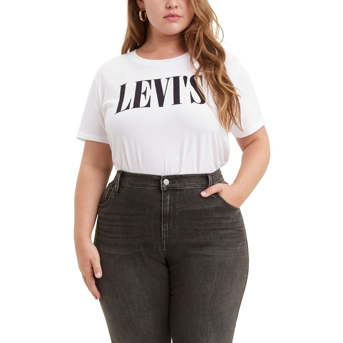 Playera para Dama Blanca Perfect Plus Graphic Tee Shirt Levi's