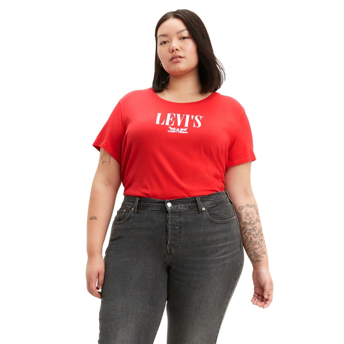 Playera para Dama Roja Perfect Plus Graphic Tee Shirt Levi's