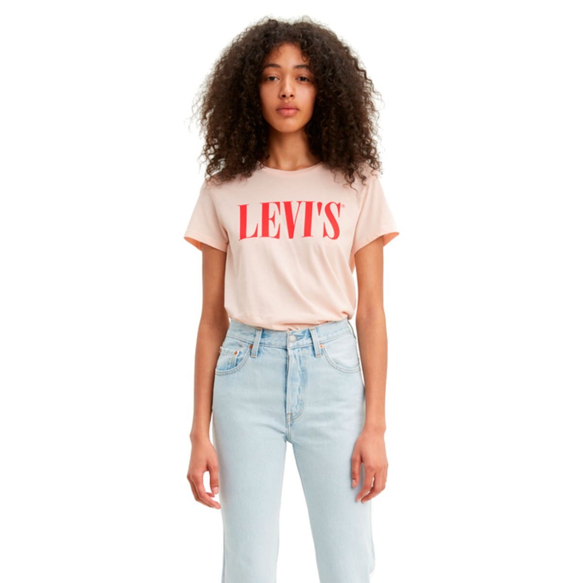 levis camiseta rosa