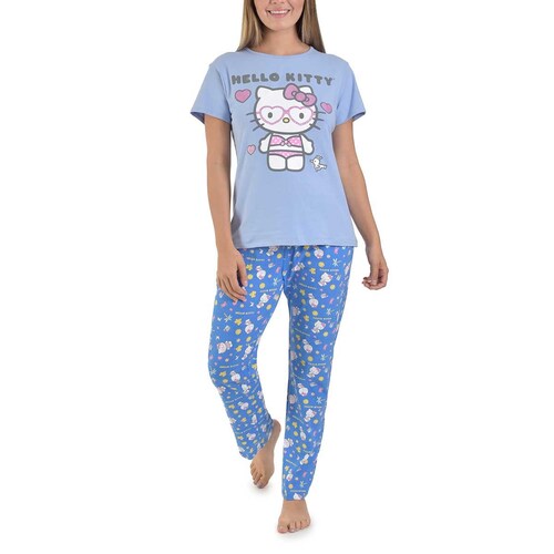 Pijama para Dama con Estampado de Hello Kitty