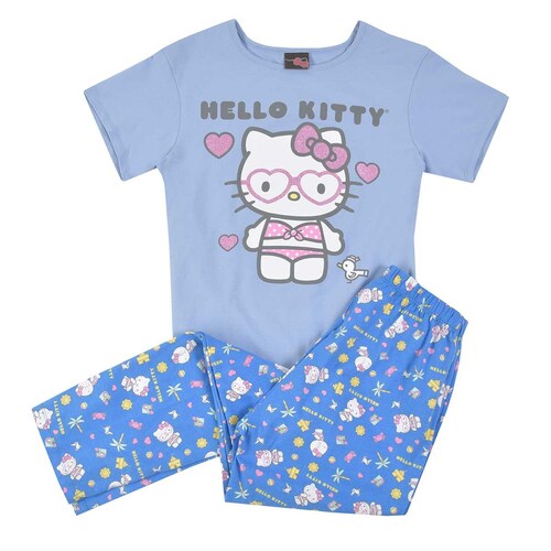 Pijama para Dama con Estampado de Hello Kitty