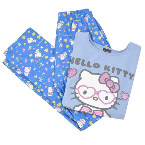 Pijama para Dama con Estampado de Hello Kitty