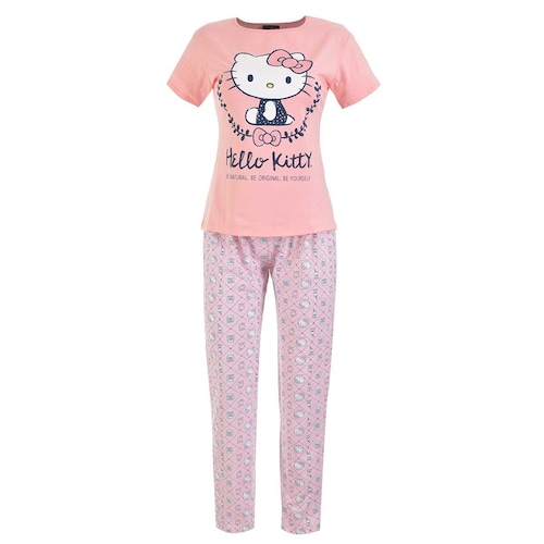 Pijama para Dama Estampada de Hello Kitty