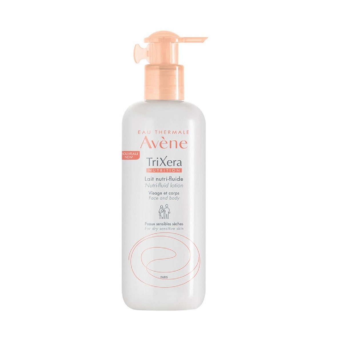 Trixera Nutrition Leche Nutri-Fluida Facial Y Corporal para Piel Seca Sensible Avène