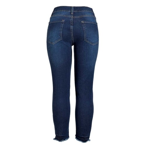 Jeans Skinny Detalle en Tobillo Fukka para Dama