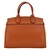 Bolsa Satchel Camel con Textura Frontal Baby Phat