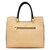Bolsa Tote Beige con Textura Lateral Baby Phat