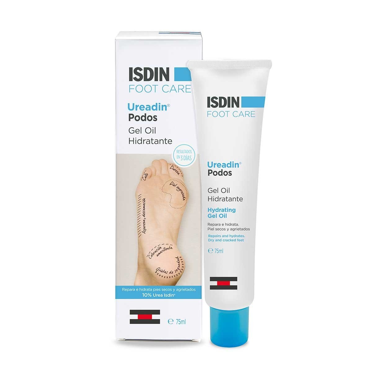 Ureadin Podos Gel Oil 75Ml Isdin
