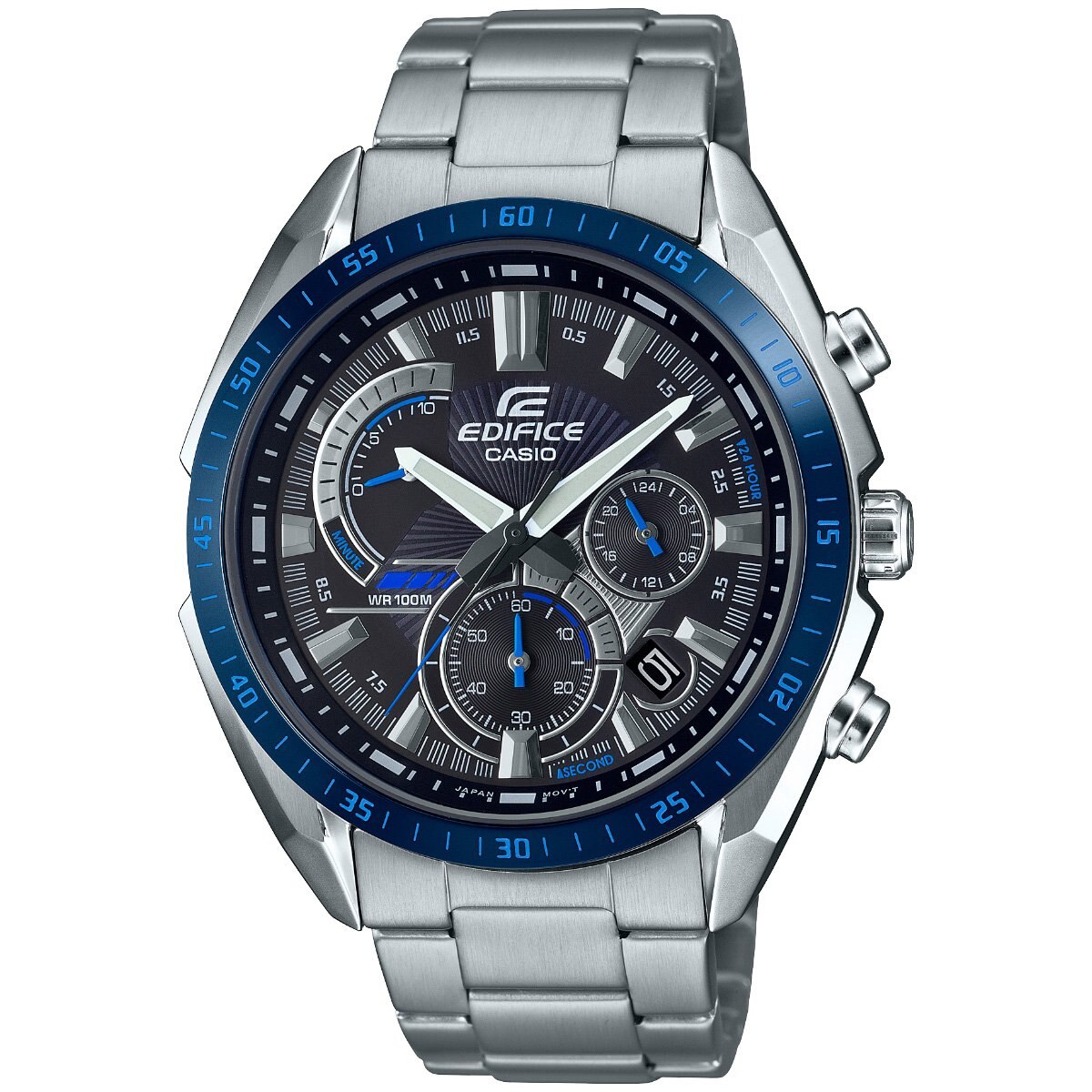 Reloj con Bisel Azul para Caballero Edifice