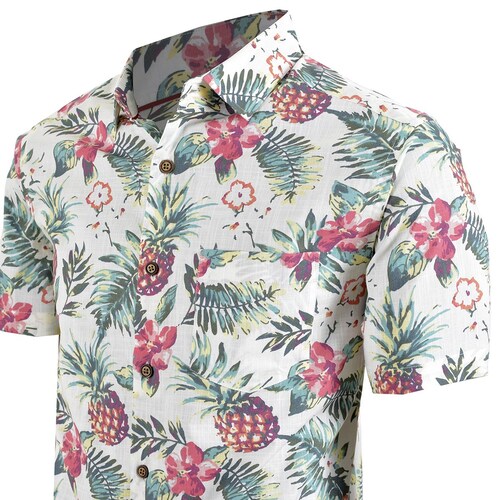 Camisa Manga Corta Hawaiian Carlo Corinto Sport para Caballero