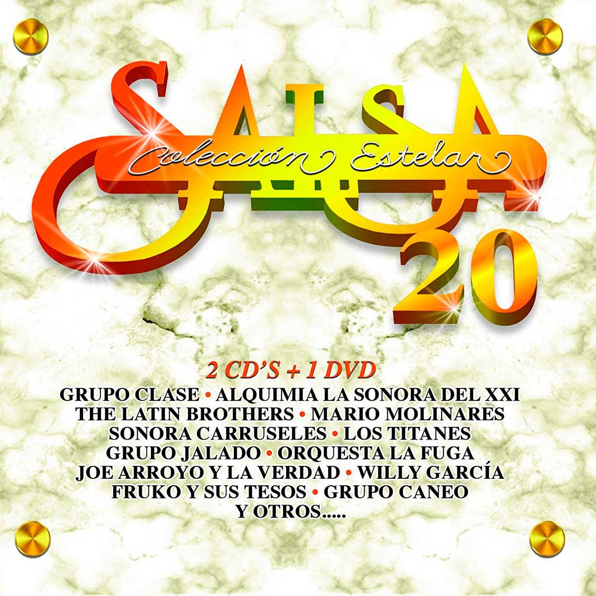 2 Cd\'s + Dvd Salsa Colección Estelar 20