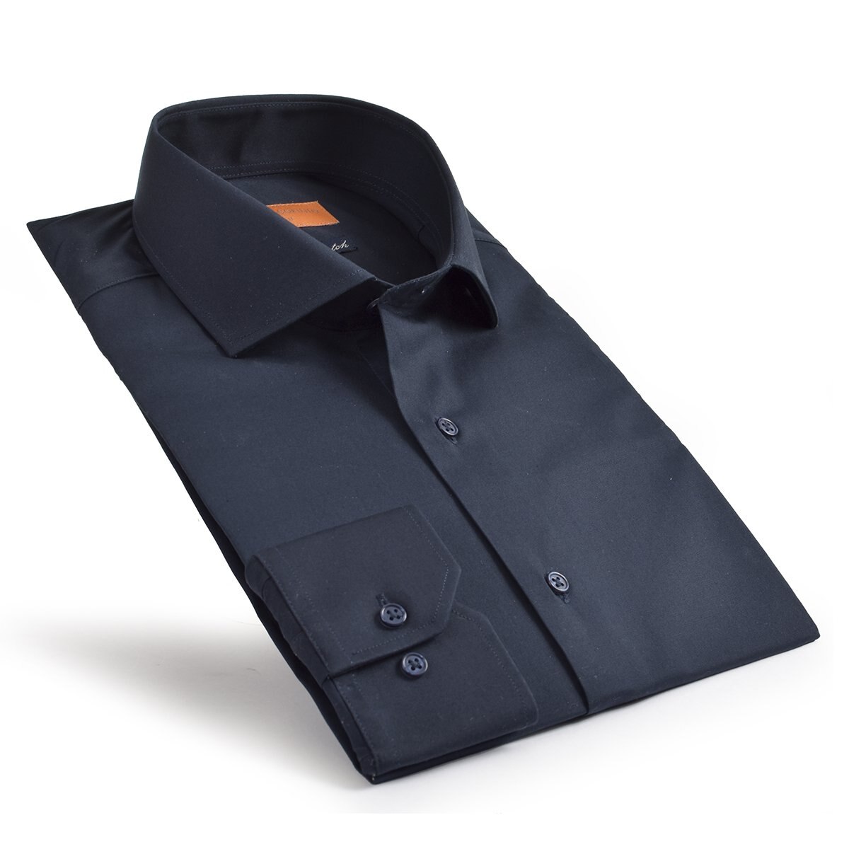 Camisa de Vestir Spandex Navy Carlo Corinto Slim Fit