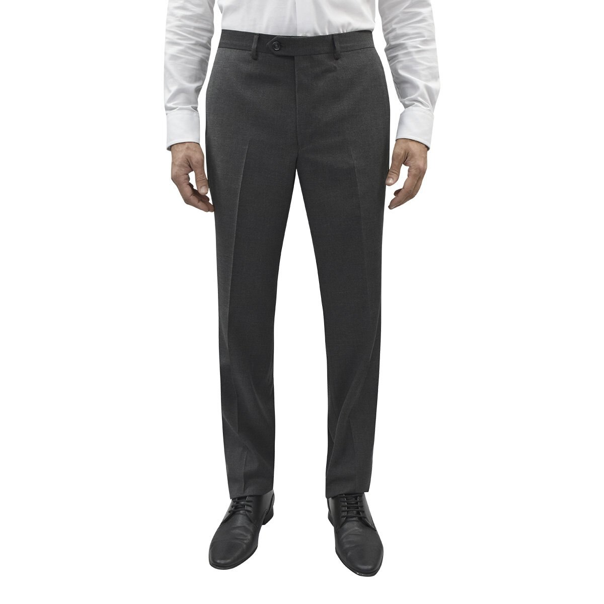 Traje Regular Gris Obscuros de Cuadros Cavalier para Caballero