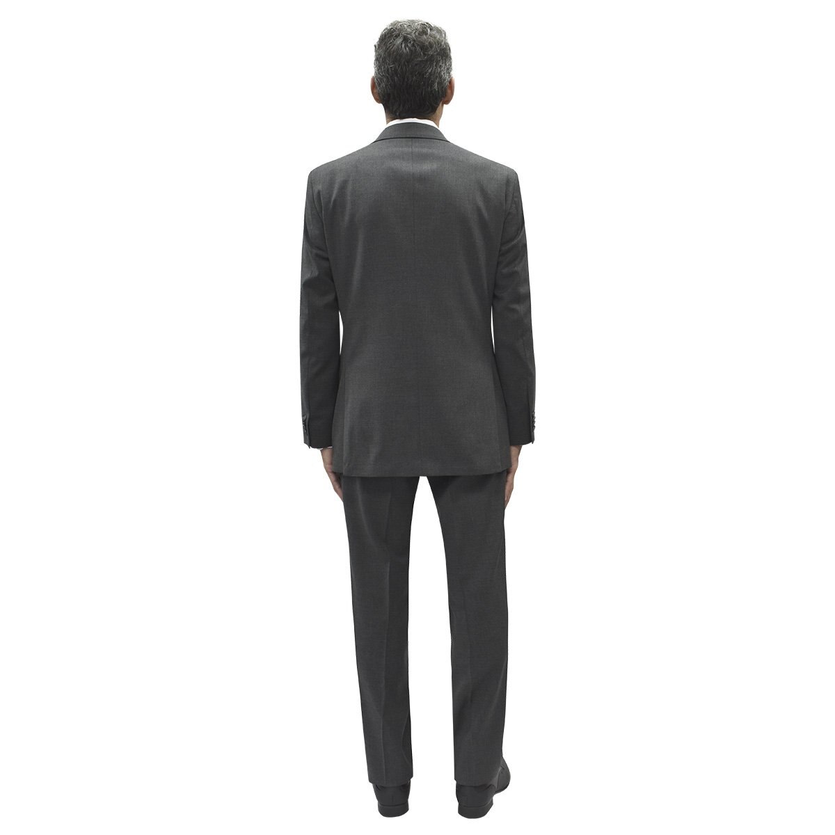 Traje Regular Gris Obscuros de Cuadros Cavalier para Caballero
