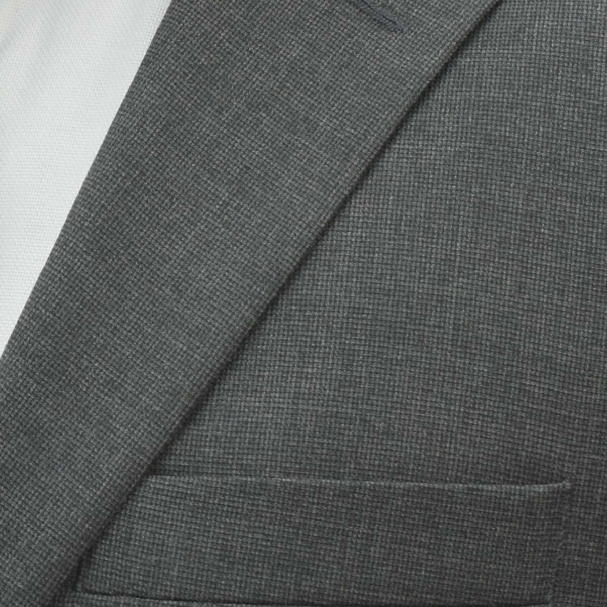 Traje Regular Gris Obscuros de Cuadros Cavalier para Caballero