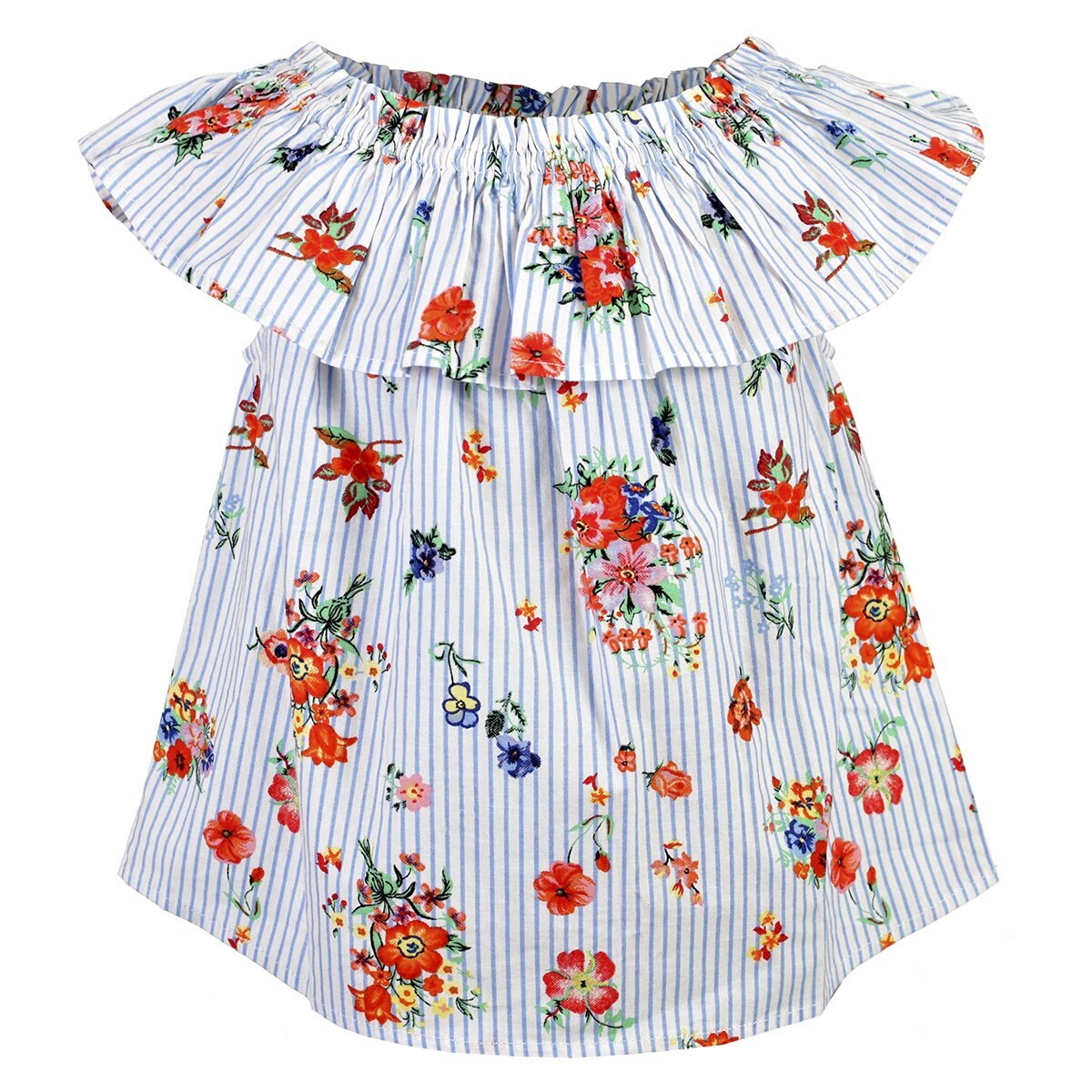 Blusa Estampada de Flores Fukka